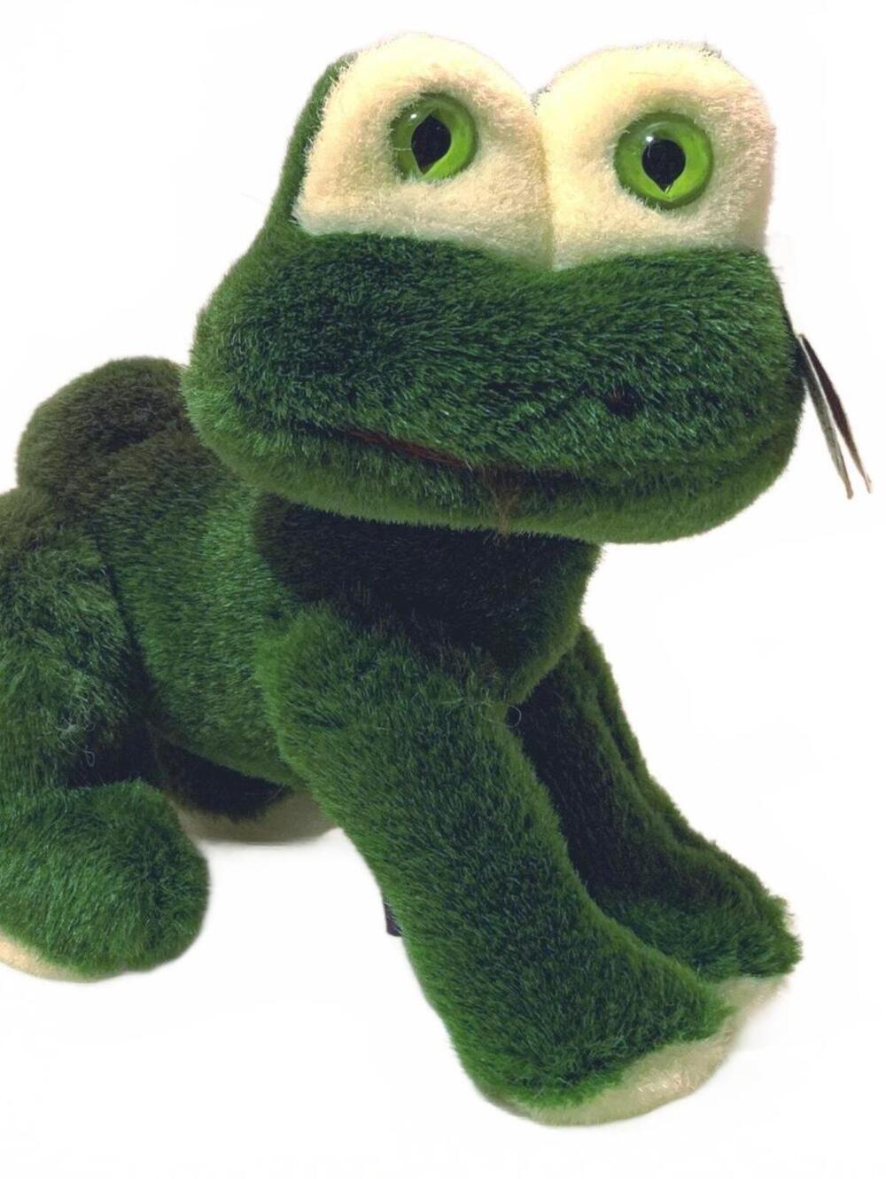 Vintage Retired 1993 TY Attic Treasures "Prince" Frog Jointed Plush Toy